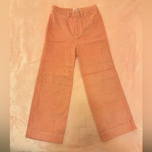 Gap Wide Leg Corduroy Pants Soft Pink, XS